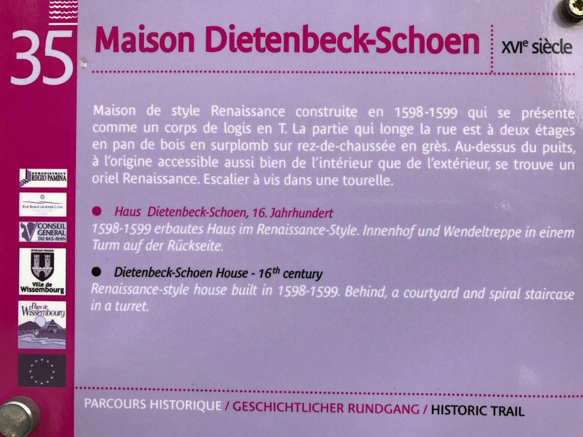 Maison Dietenbeck Віссембур Екстер'єр фото